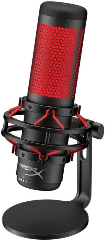 Ausinės Hewlett Packard (HP) HyperX QuadCast, PC microphone, -36 dB, 0.05%, 32 O, 90 dB, su laidu