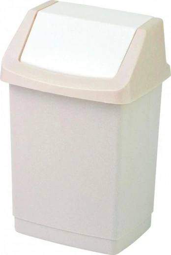Šiukšliadėžė Curver Click-It, smėlio ruda, 50 l