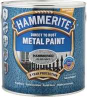 Emaliniai dažai Hammerite Hammered, 0.25 l, sidabrinė pilka kaina