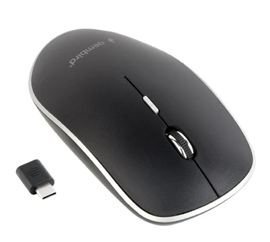 Gembird Pelė optinė belaidė su odbiornikiem USB-C