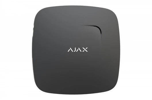 Ajax FireProtect Plus dūmų detektorius su temperatūros jutikliu (juodas)