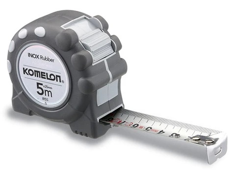 Ruletė INOX RUBBER 8 m x 25 mm
