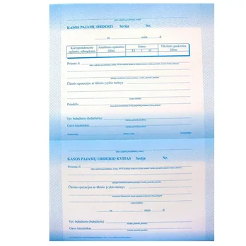 Technoinform Kasos pajamų orderis, A4, pak. – 50 vnt