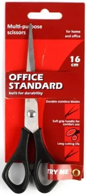 FAT Žirklės OFFICE STANDARD, 16 cm kaina