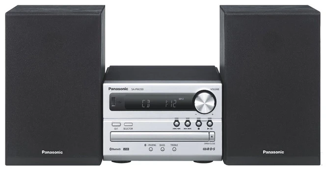 Muzikinis centras PANASONIC SC-PM250EC-S Muzikos centras