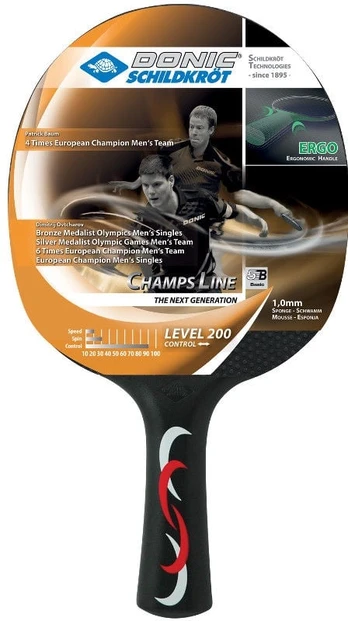 Stalo teniso raketė Donic Champ Line Level 200 Racket 705120