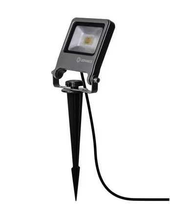 Prožektorius Ledvance Endura, 10 W, 800 lm, 3000 °K, IP65, pilkas