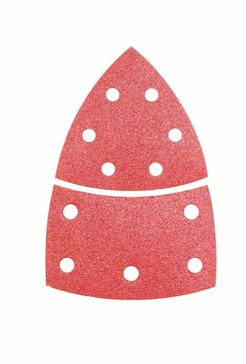 Šlifavimo lapas Bosch, 102 mm x 62 mm, 10 vnt.