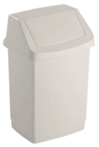 Šiukšliadėžė Curver Click-It, balta, 50 l