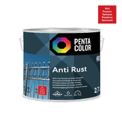 Emaliniai dažai Pentacolor Anti Rust, 2.7 l, raudona kaina