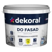 Fasado dažai Dekoral Polinit, balta, 1 l