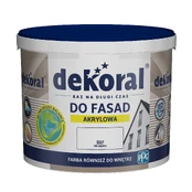 Fasado dažai Dekoral Polinit, balta, 3 l kaina