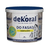Fasado dažai Dekoral Polinit, balta, 5 l kaina