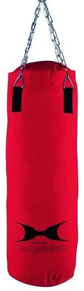 Bokso kriaušė Hammer Punching bag Canvas, 100x30 cm, Red