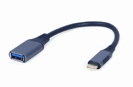 GEMBIRD USB-C to OTG AF adapter grey | A-USB3C-OTGAF-01 kaina