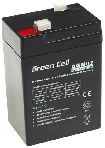 GREENCELL Battery AGM 6V4.5AH | AGM02