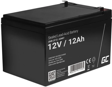 GREENCELL Battery AGM 12V12AH | AGM07