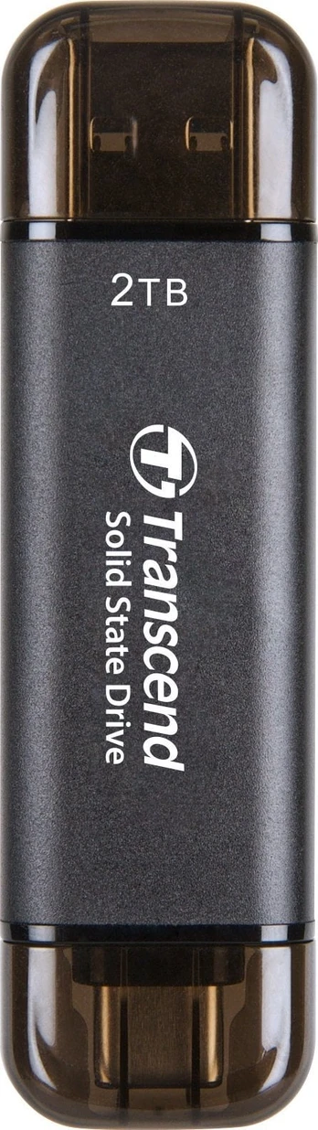 External SSD|TRANSCEND|ESD310C|2TB|USB-C|USB|3D NAND|Write speed 950 MBytes/sec|Read speed 1050 MBytes/sec|TS2TESD310C