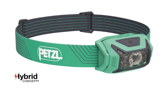 Prožektorius ant galvos Petzl ACTIK, 450 lm, PET002355, žalias | 3342540838697