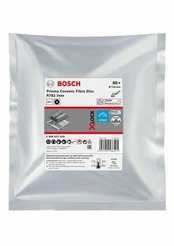 Fibro šlifavimo diskas BOSCH X-Lock Prisma Ceramic R782 P80, 25vnt. kaina