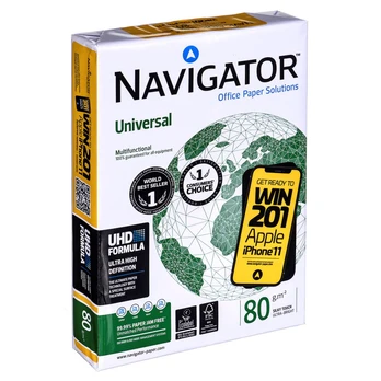 Biuro popierius NAVIGATOR UNIVERSAL, A4, 80 g/m2, 500 lapų