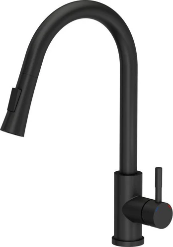 Virtuvinis maišytuvas Quadron Julia 3673500BLM, juodas