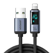 Kabelis Prism USB-A Lightning 1,2 m Joyroom S-AL012A16 (juodas) kaina