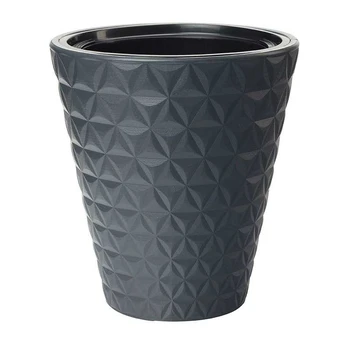 Vazonas Form Plastic, plastikinis, Ø 40 cm, pilkas