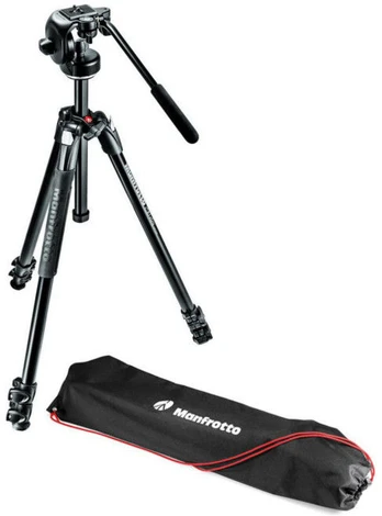 Stovas Manfrotto 290 XTRA Three-Section Aluminum Tripod