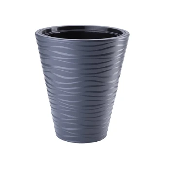 Vazonas Form Plastic 2722, plastikinis, Ø 40 cm, pilkas