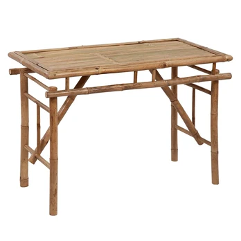Sulankstomas sodo stalas, 115x50x75cm, bambukas