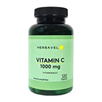 Vitaminas C 1000 mg, 120 kapsulių