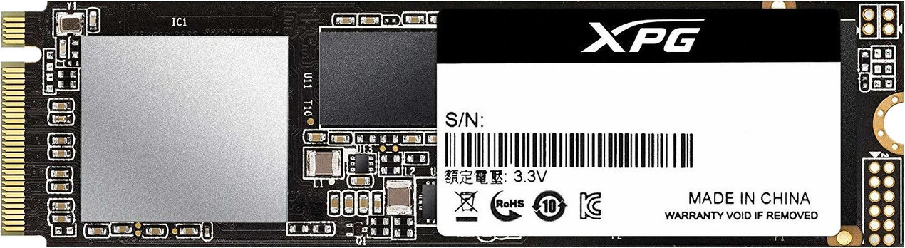 ADATA XPG SX8200 Pro 512 GB, SSD interface M.2 NVME, Write speed 2300 MB/s, Read speed 3500 MB/s