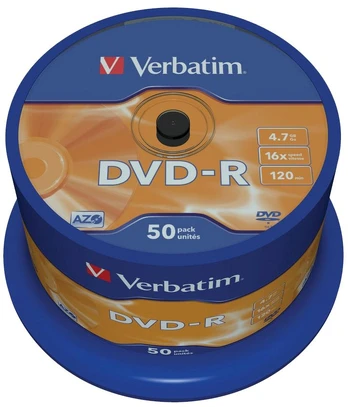 Verbatim DVD-R Matt Silver 4,7 GB 50 vnt