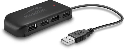 „Speedlink“ USB šakotuvas „Snappy Evo USB 2.0“ 7 prievadų (SL-140005-BK)