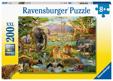 Dėlionė Ravensburger Savanos gyvūnai, 200 d.