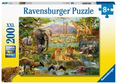 Dėlionė Ravensburger Savanos gyvūnai, 200 d. kaina