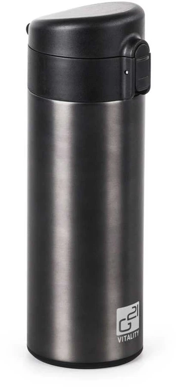 G21 termosas gerti, 350 ml, plieno pilkas