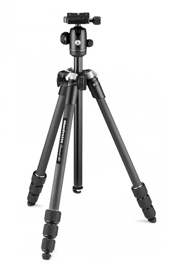 Manfrotto tripod Element MII Mobile Bluetooth Carbon MKELMII4CMB-BH, black