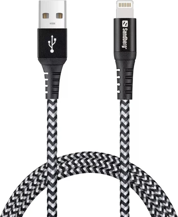 Laidas Sandberg Survivor Lightning USB, Apple Lightning, 1 m