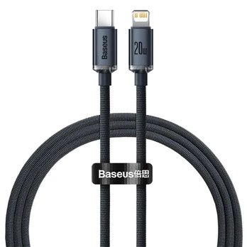 „Baseus“ CABLE LIGHTNING Į USB 1.2M / BLACK CAJY000201