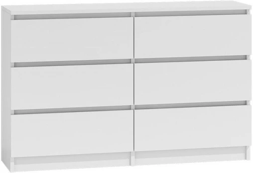 Top E Shop Topeshop M6 120 BIEL 2X3 komoda