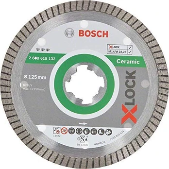 Deimantinis pjovimo diskas BOSCH Extra Clean Turbo 125x22,2 mm