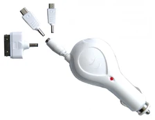 Automobilinis įkroviklis Bottari, Micro USB/Apple 30-pin/USB-C kaina