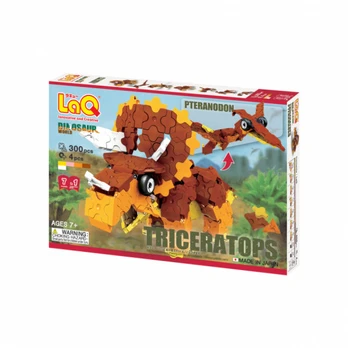 Konstruktorius JAPOKO LaQ"Dinosaur World Triceratops & Pteranodon"