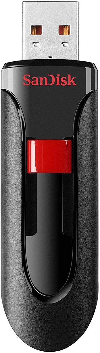 USB atmintinė SanDisk Cruzer Glide USB Flash Drive 256GB, Black, Red