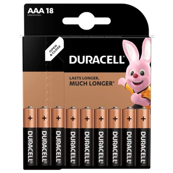 Duracell Basic alkaline batteries 18 pcs (AAA)