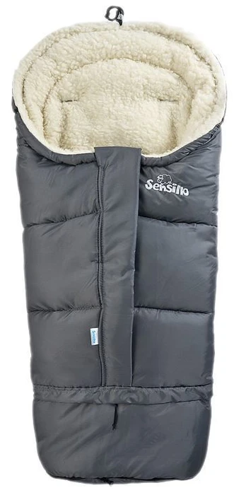 Vaikiškas miegmaišis Sensillo Combi 3in1, pilkas, 80 cm