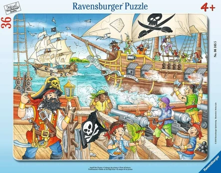 Dėlionė Piratų laivas Ravensburger, 36d.