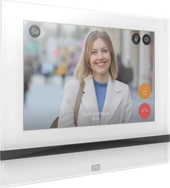 ANSWERING UNIT INDOOR VIEW/TOUCH WHITE 91378601WH 2N